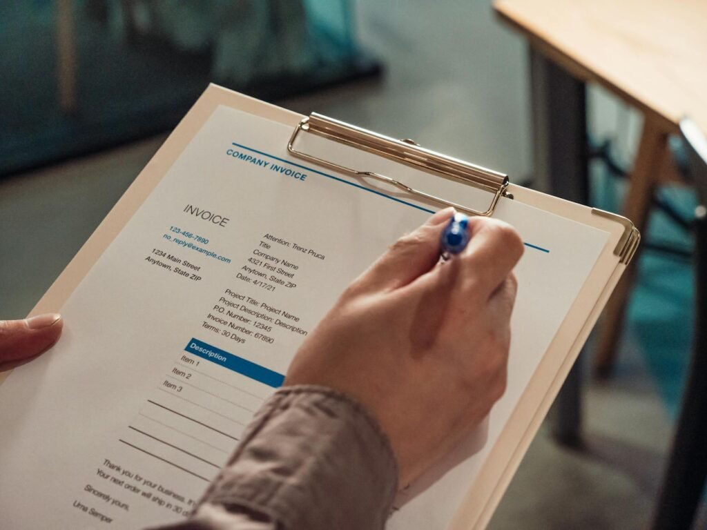 Download faktura formular i Danmark gratis som PDF